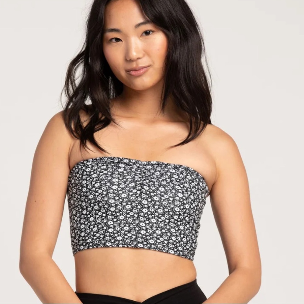 Tilly’s x Full Tilt Floral Print Cinch Womens Tube Top l XL